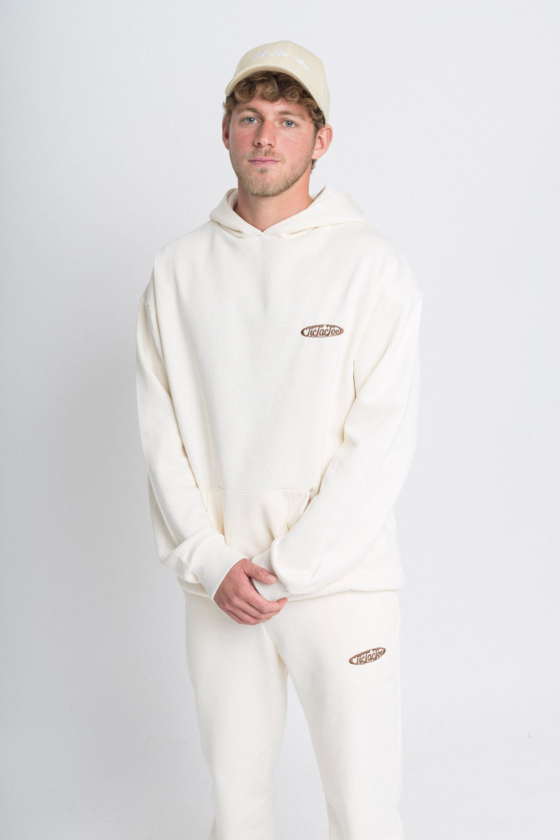 סווטשרט שמנת גברים - אינפיניטי