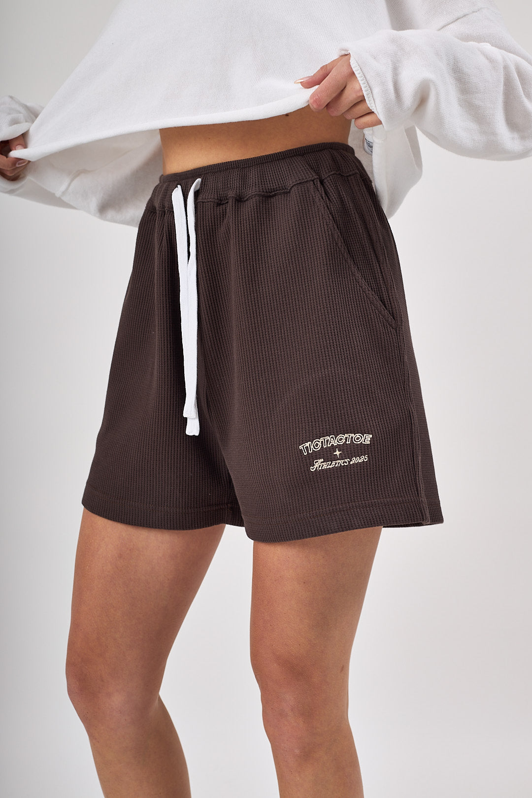 Athletic pants women - חום