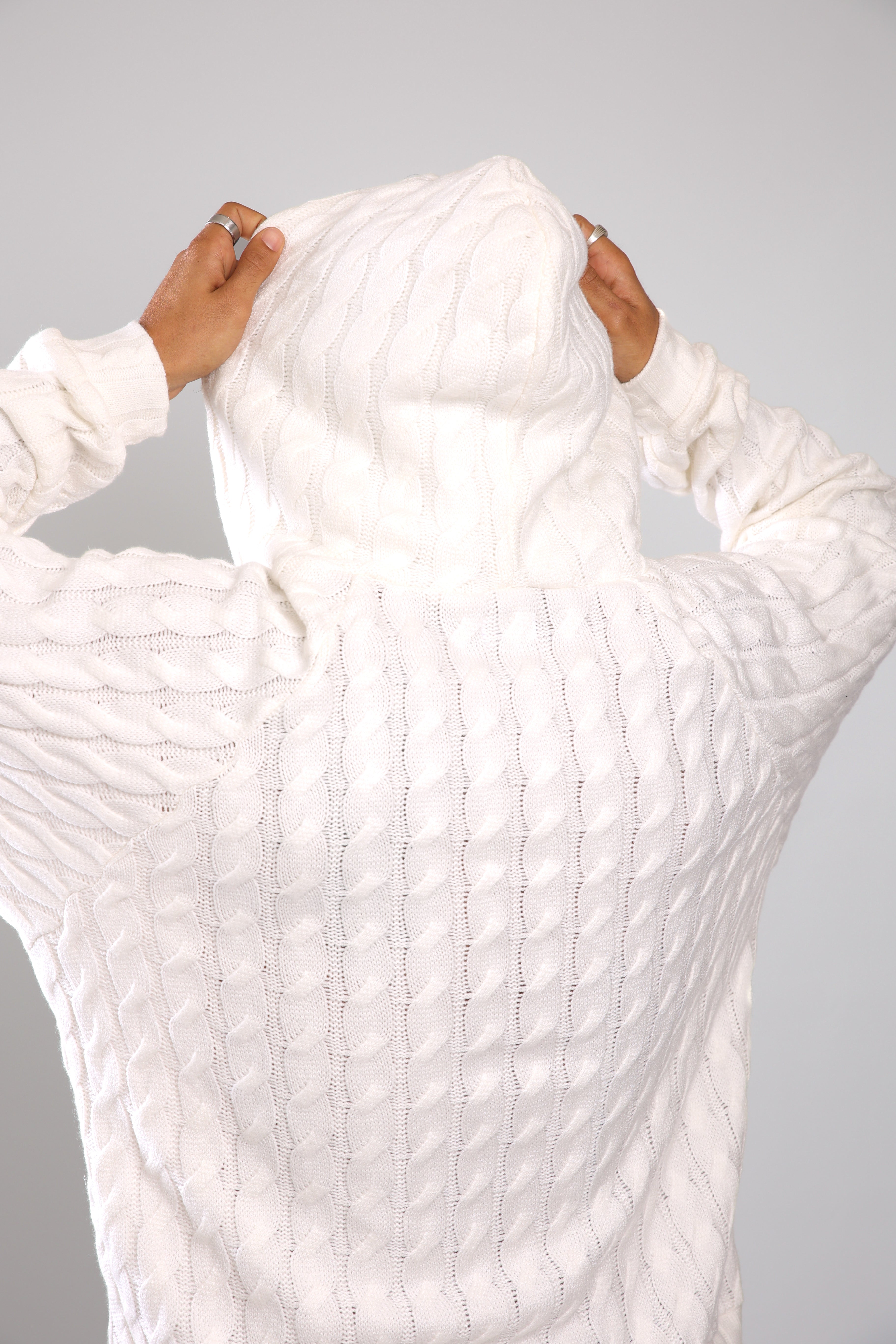 שריג צמות - לבן