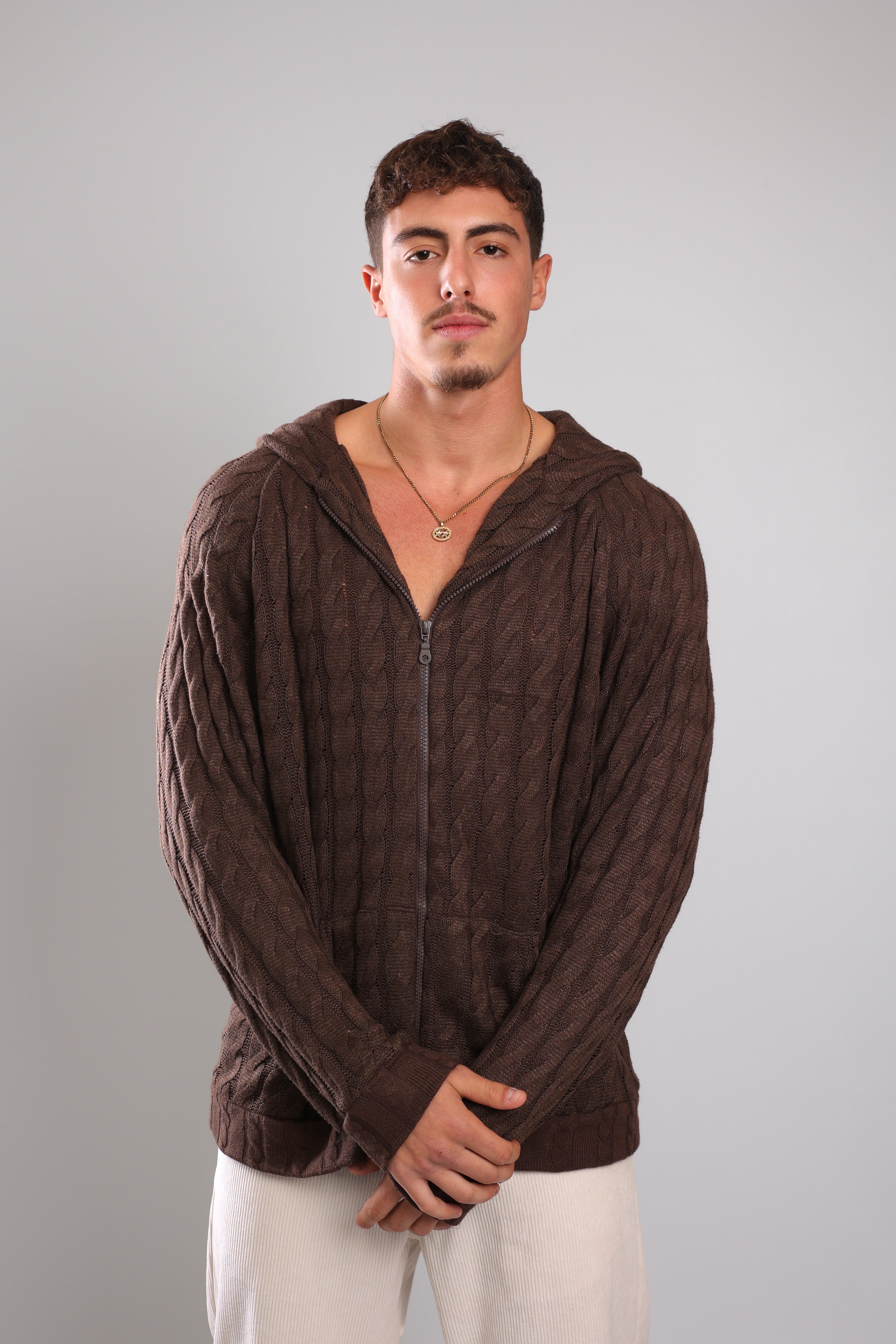 שריג צמות - חום