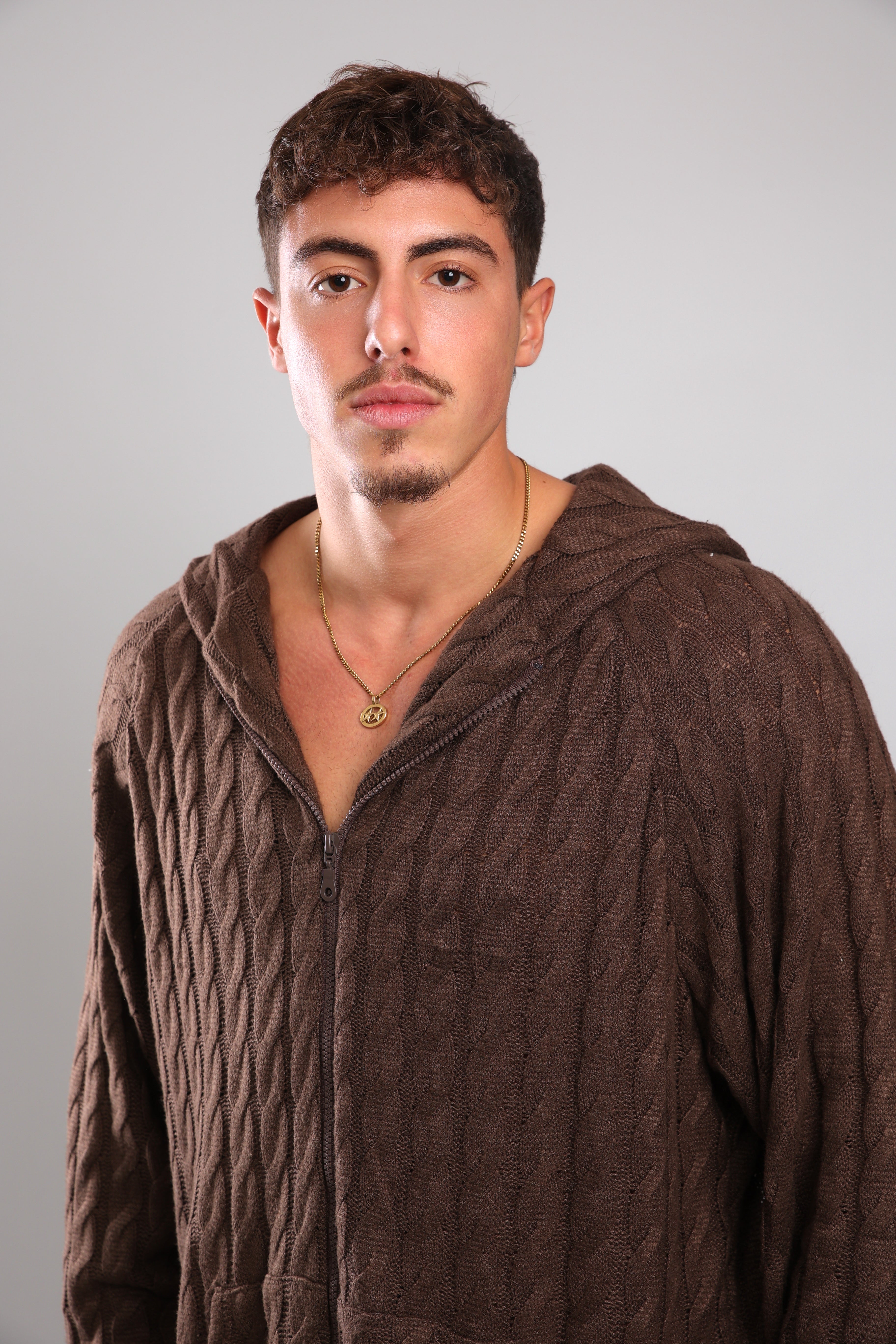 שריג צמות - חום