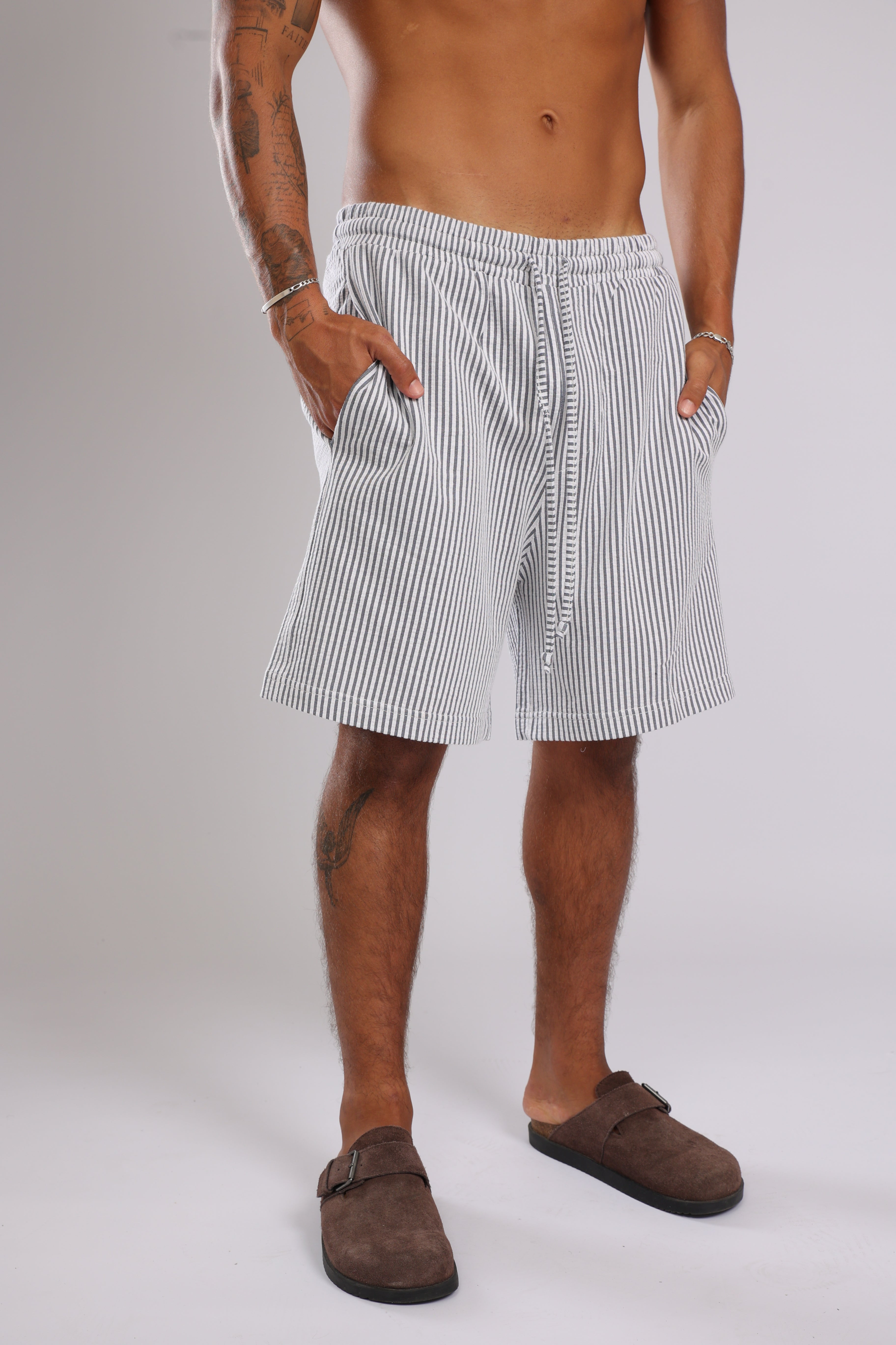 מכנס פסים - כחול