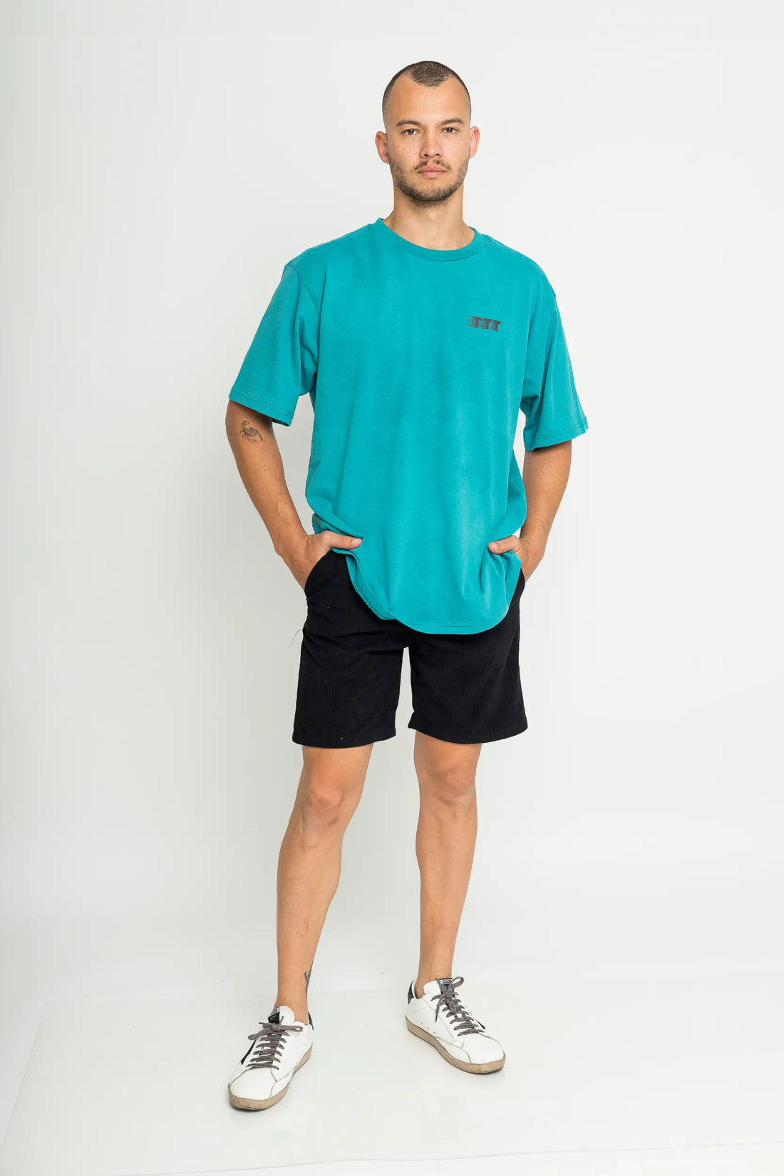 חולצה "פורמולה 1" לגברים - ירוק ווש