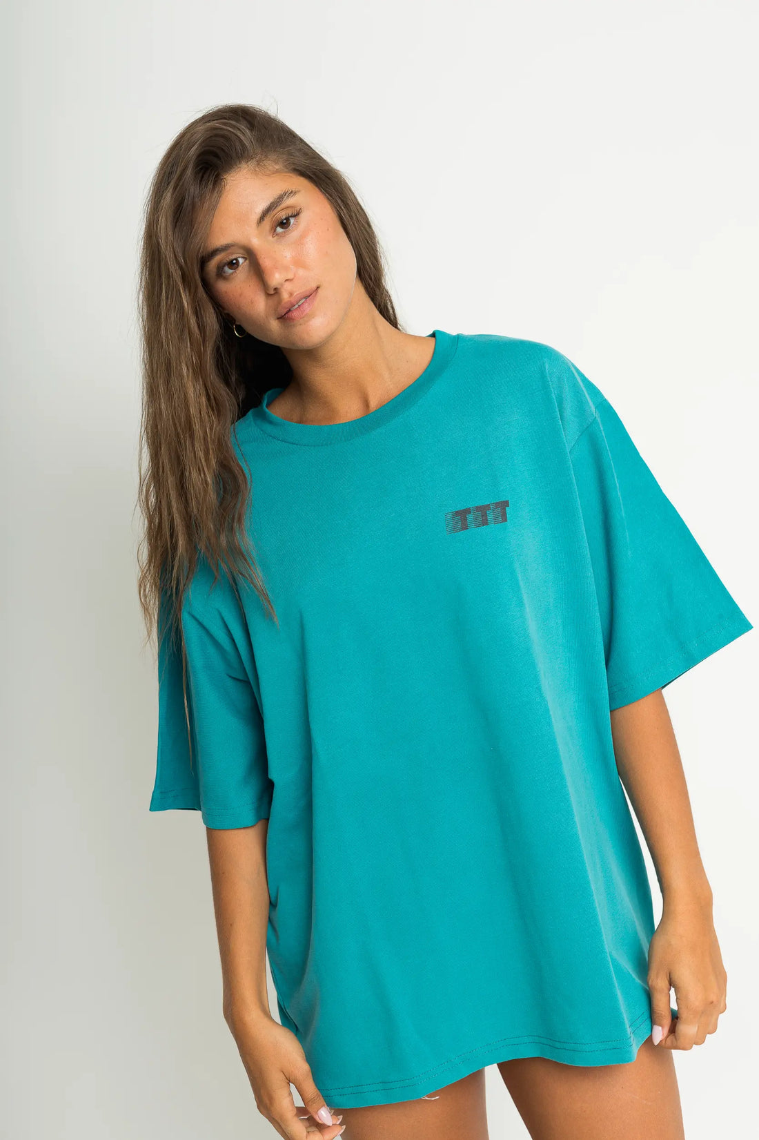 חולצה "פורמולה 1" לנשים - ירוק ווש