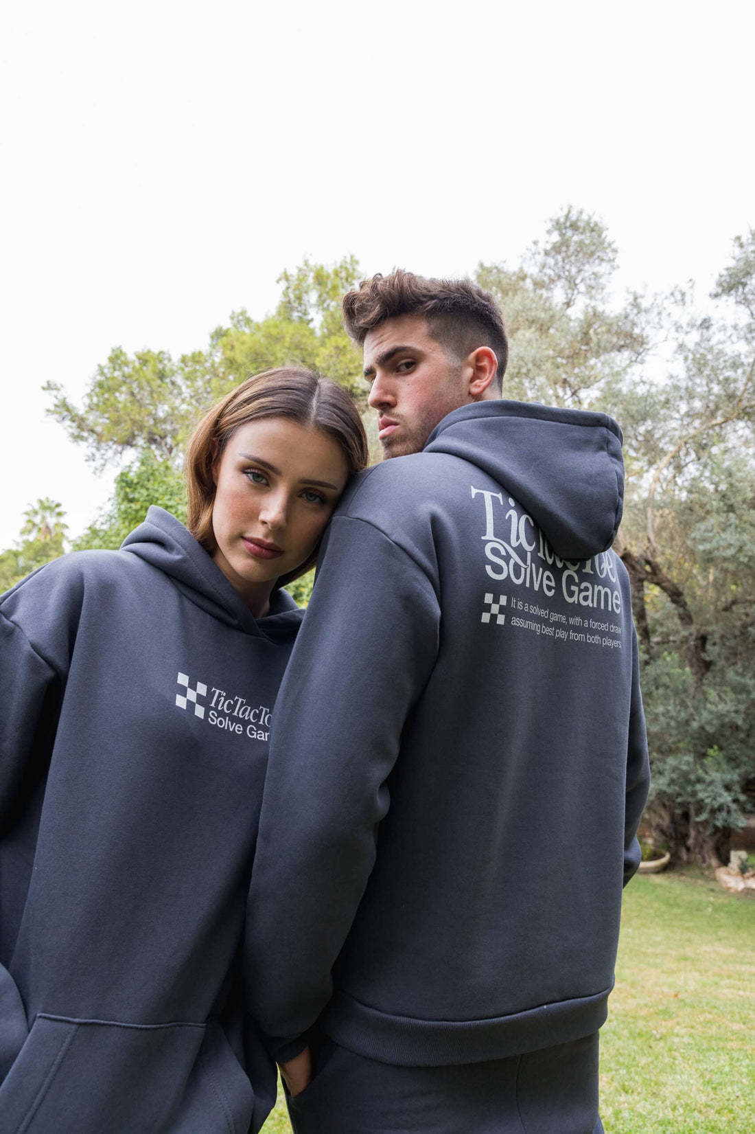 סווטשרט נשים - משחק פטור צבע אפור