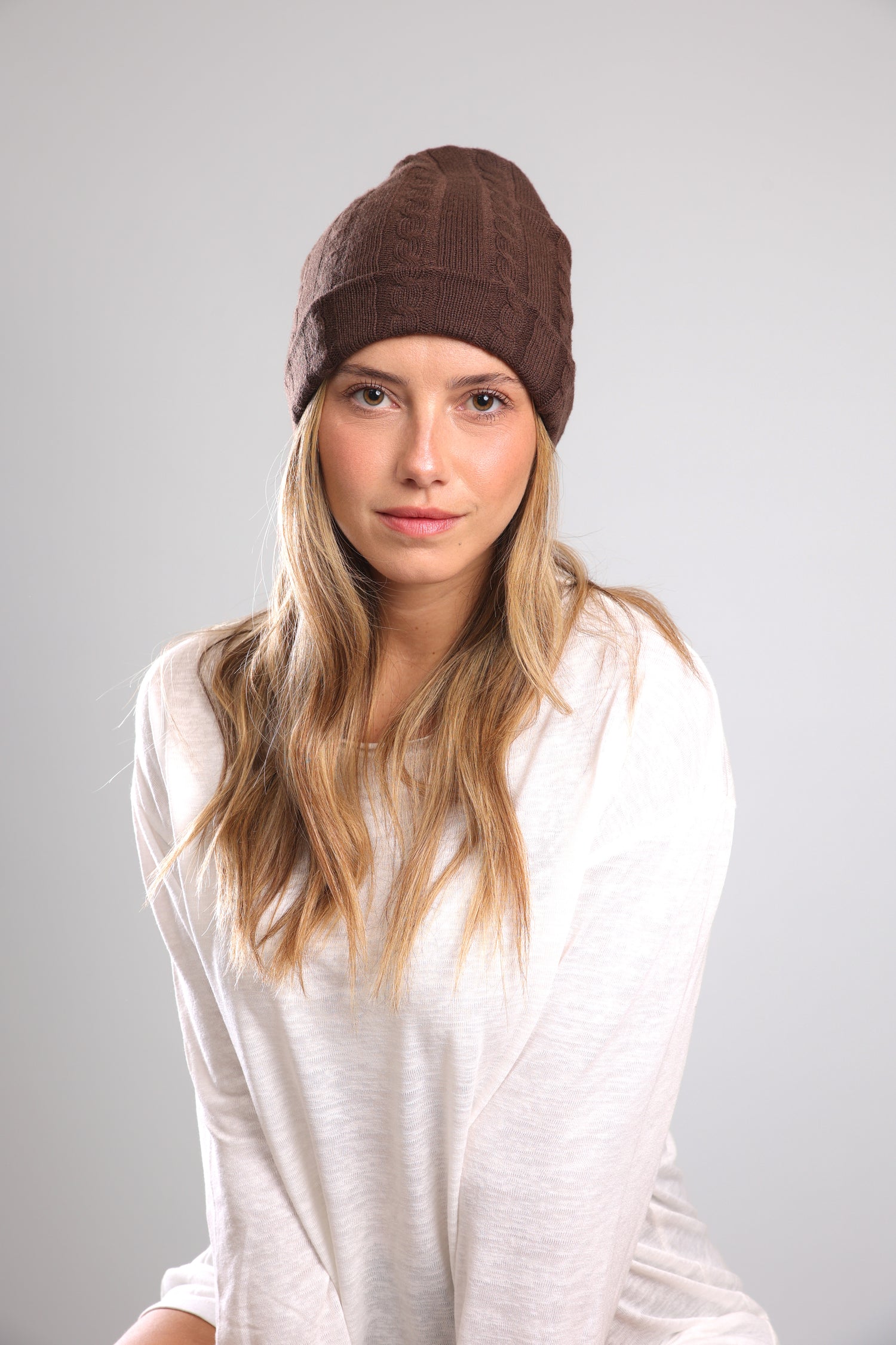 חולצה ארוכה לנשים - לבן