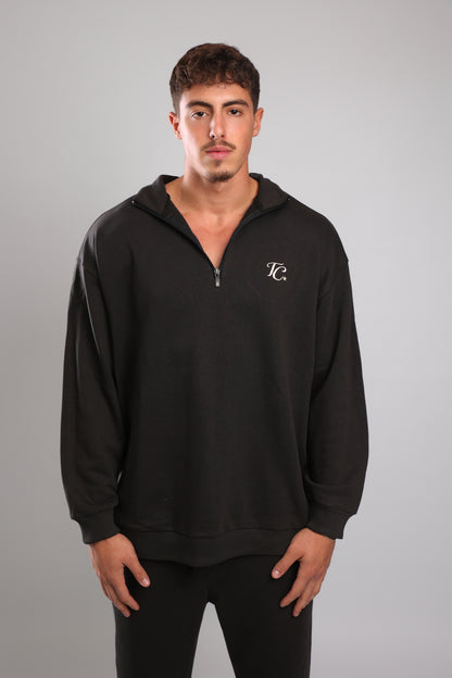 מכנס פרנץ טרי - פחם