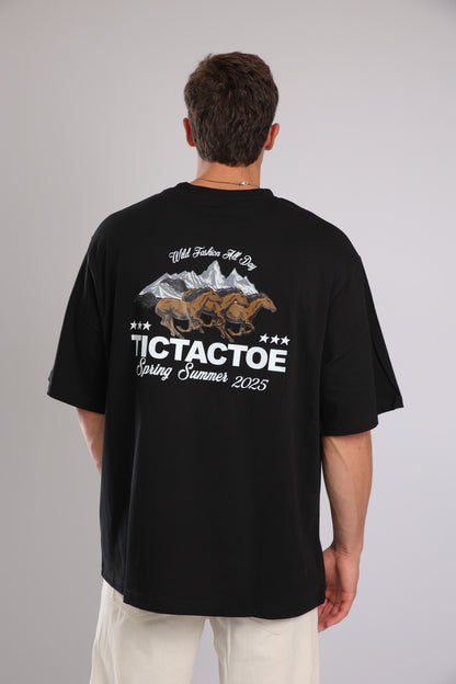 חולצה WILD HORSES - שחור