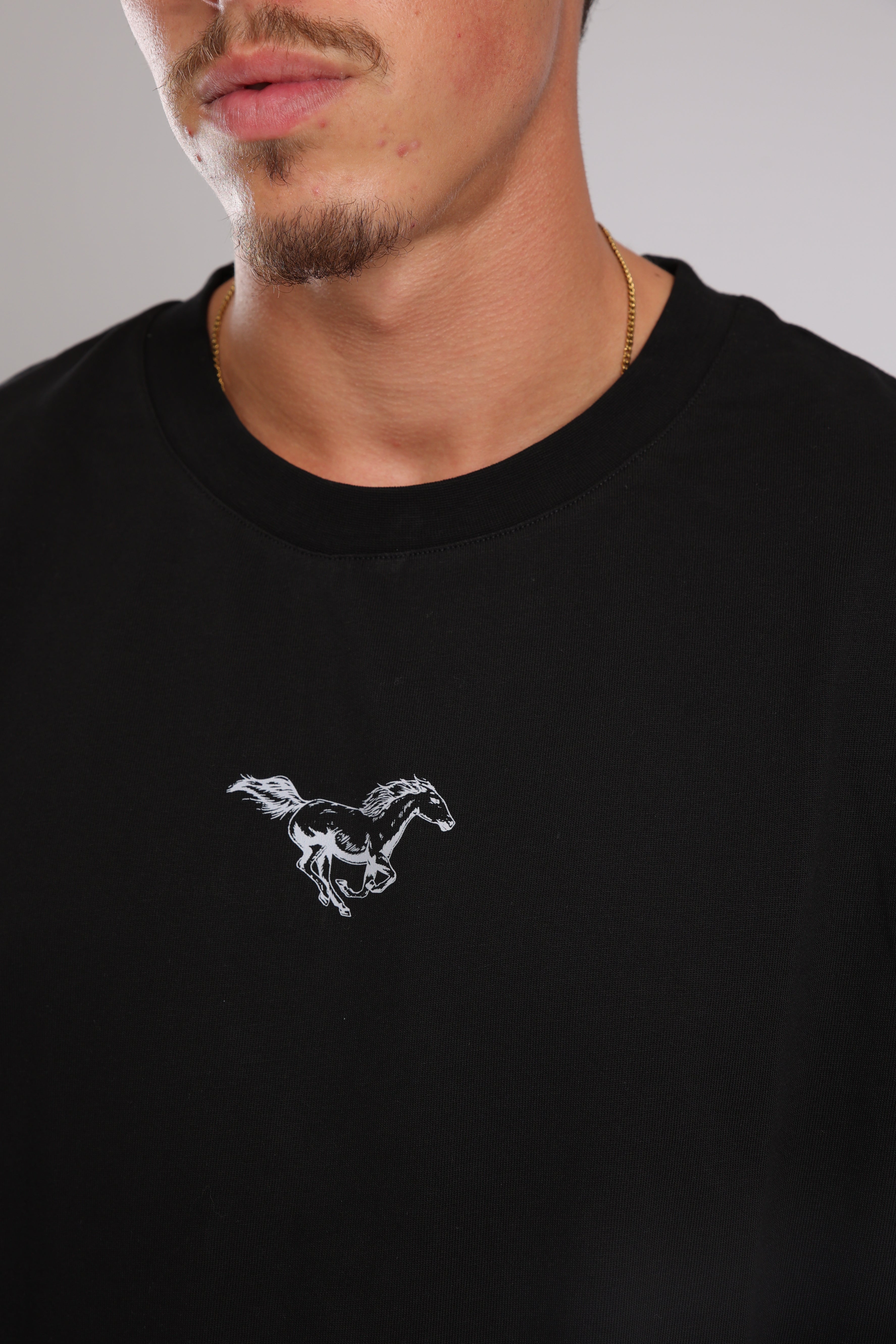 חולצה WILD HORSES - שחור