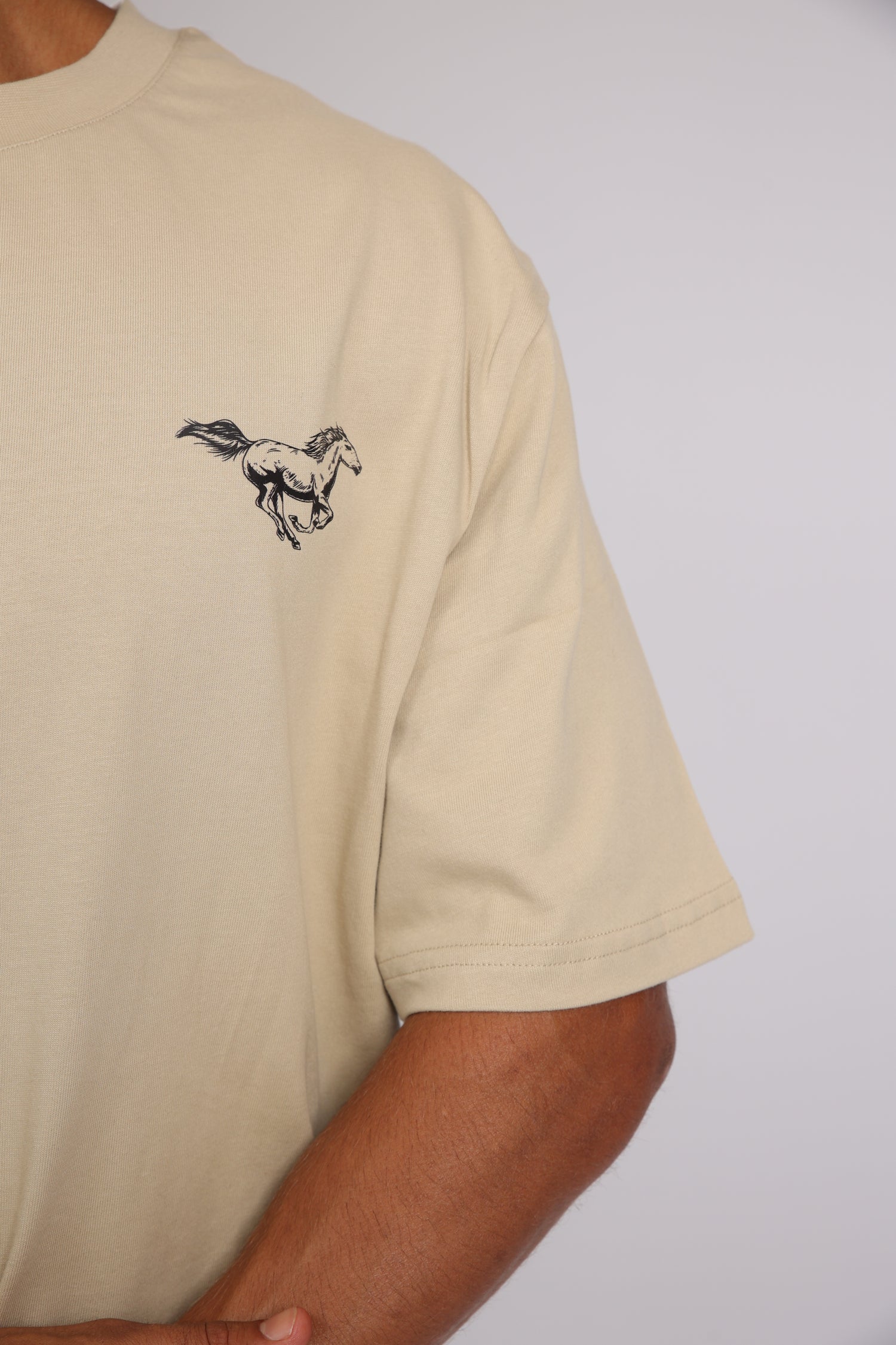 חולצה WILD HORSES - בז&