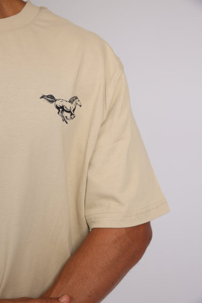 חולצה WILD HORSES - בז&