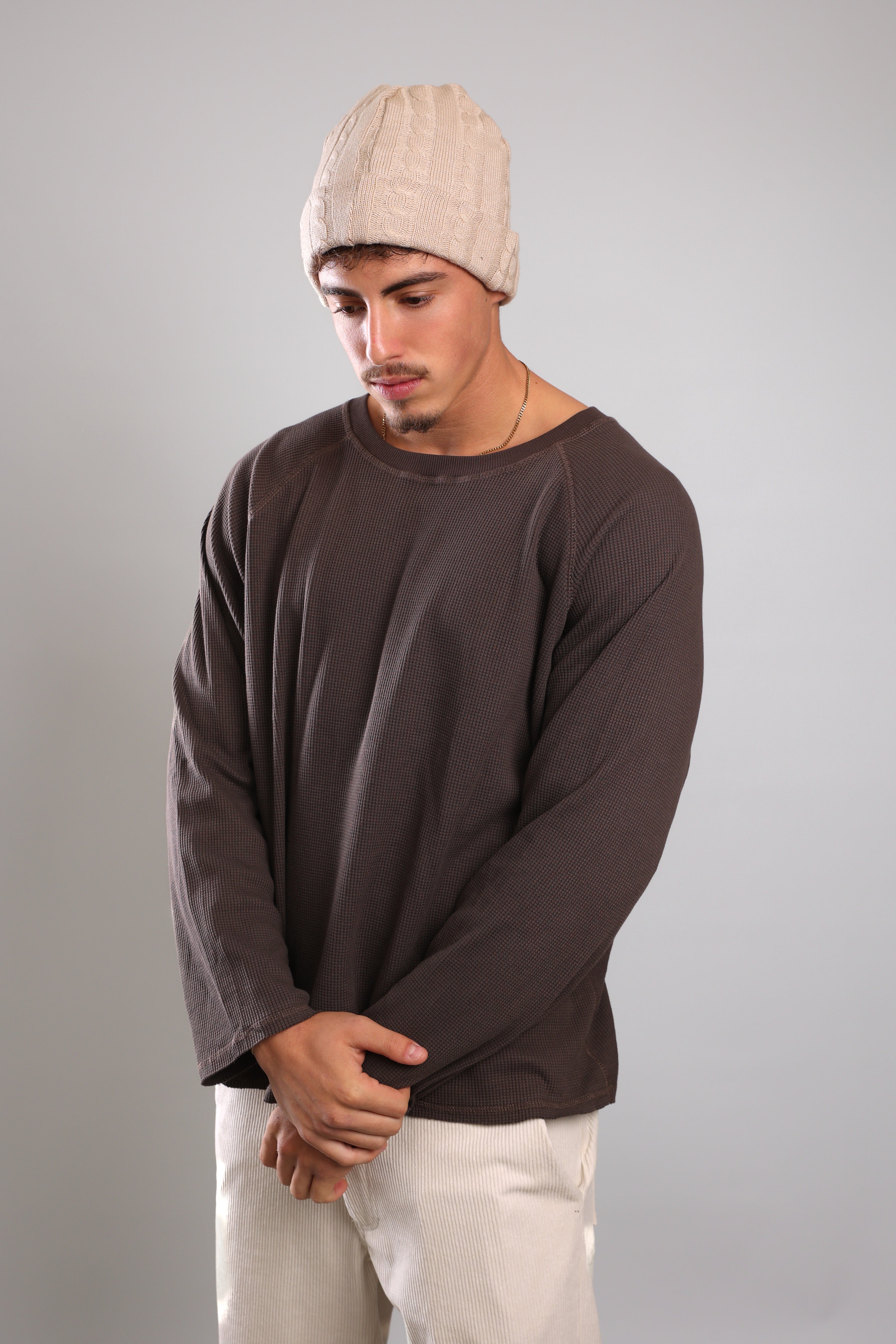 שריג וואפל - חום