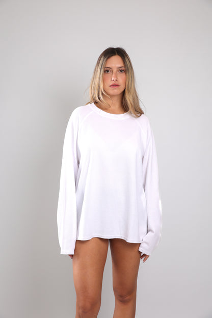 שריג וואפל לנשים - לבן