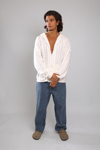 שריג צמות - לבן