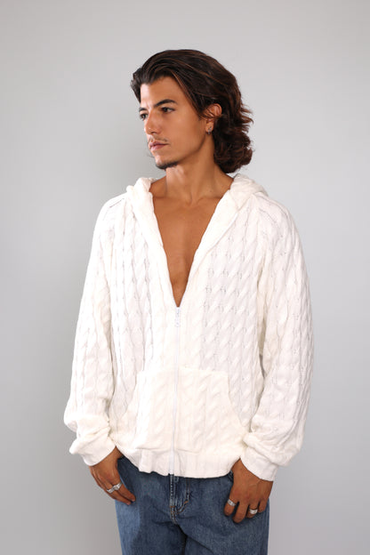 שריג צמות - לבן