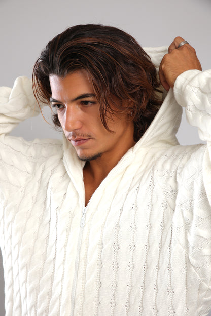 שריג צמות - לבן