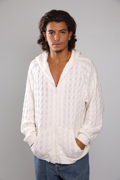 שריג צמות - לבן