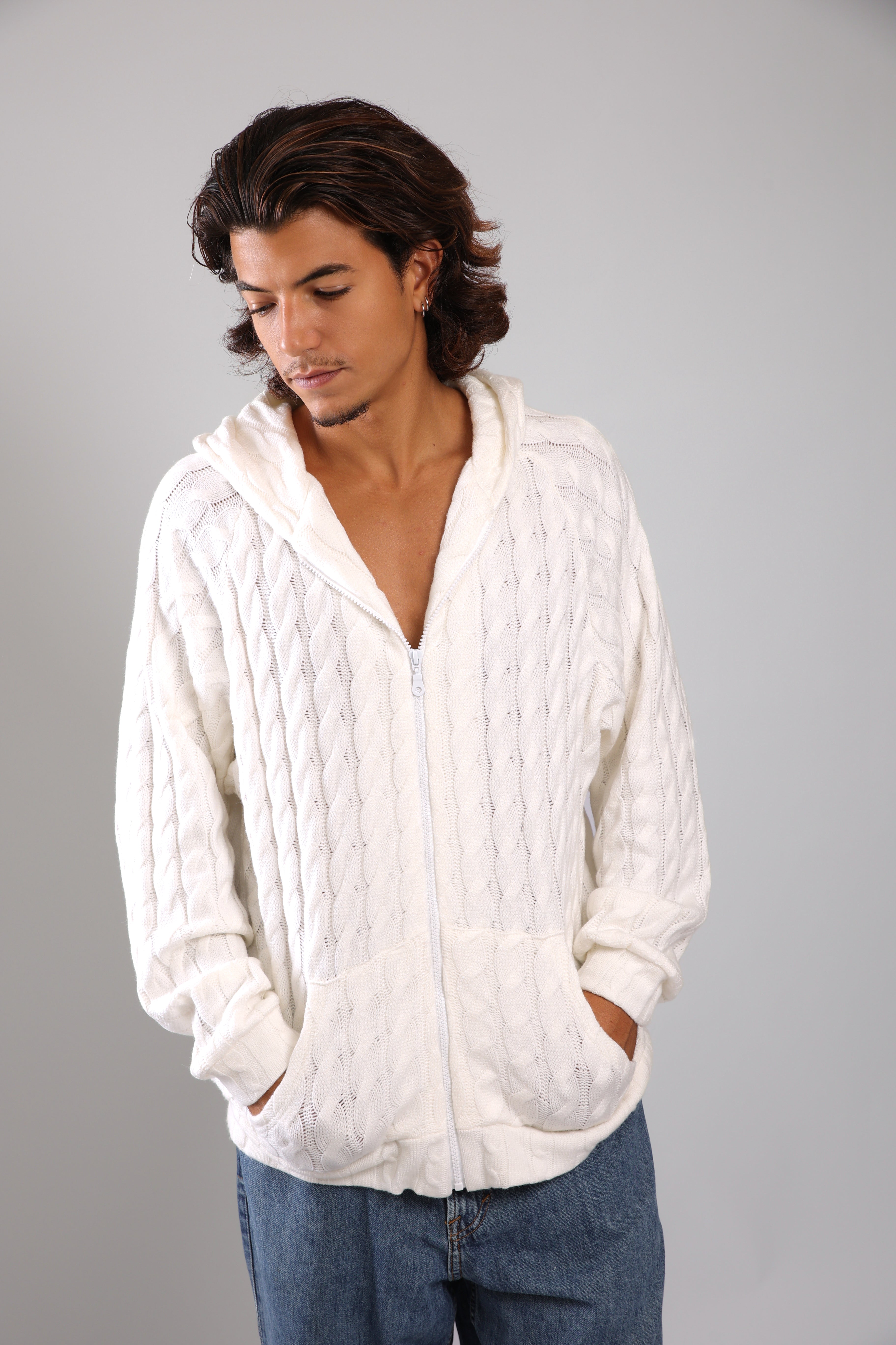 שריג צמות - לבן