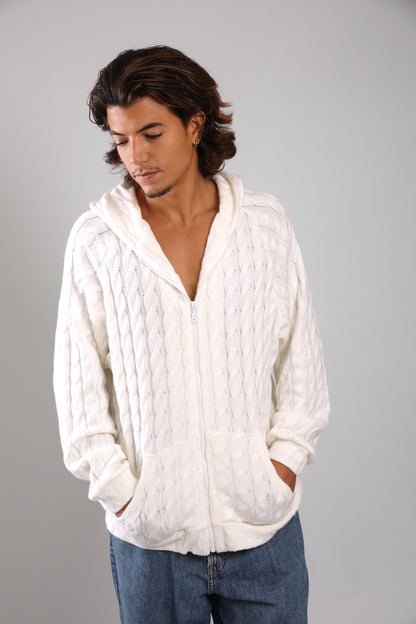 שריג צמות - לבן