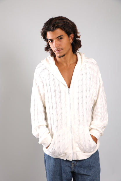 שריג צמות - לבן