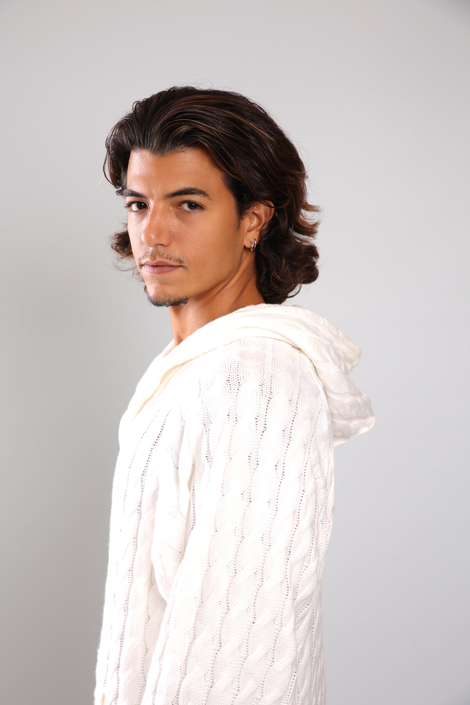 שריג צמות - לבן