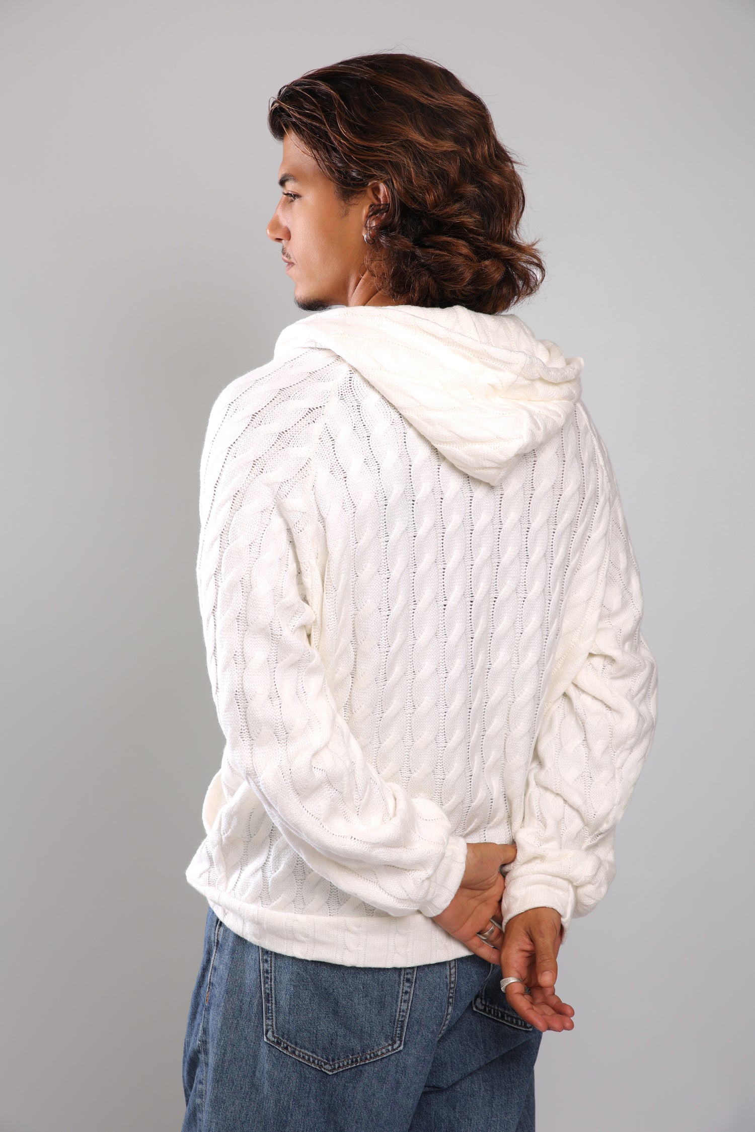 שריג צמות - לבן