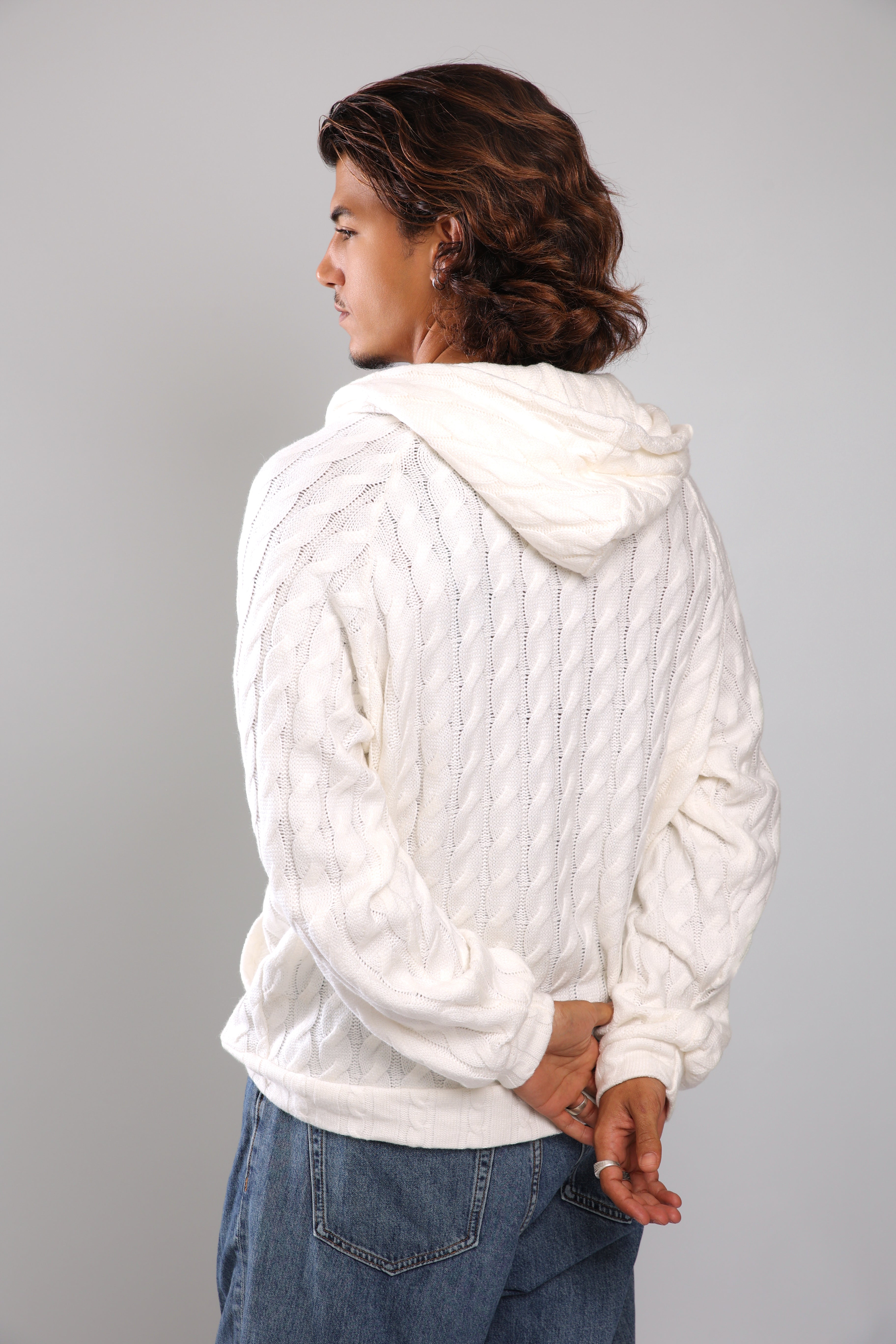 שריג צמות - לבן