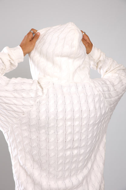 שריג צמות - לבן