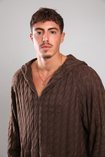 שריג צמות - חום