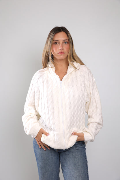 שריג צמות לנשים - לבן