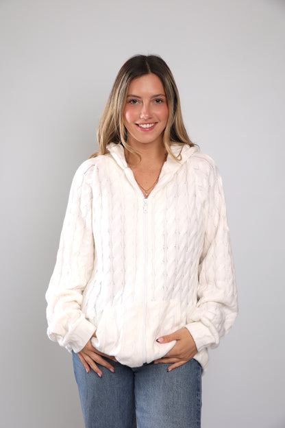 שריג צמות לנשים - לבן