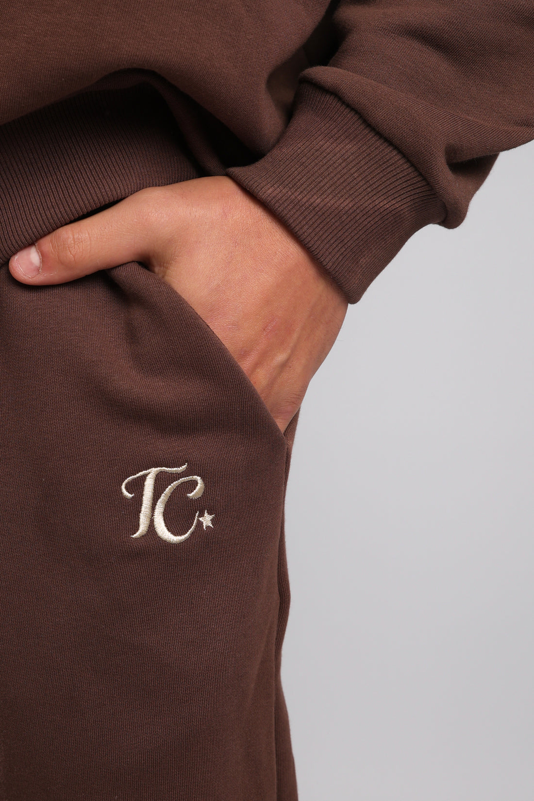 מכנס פרנץ טרי - חום