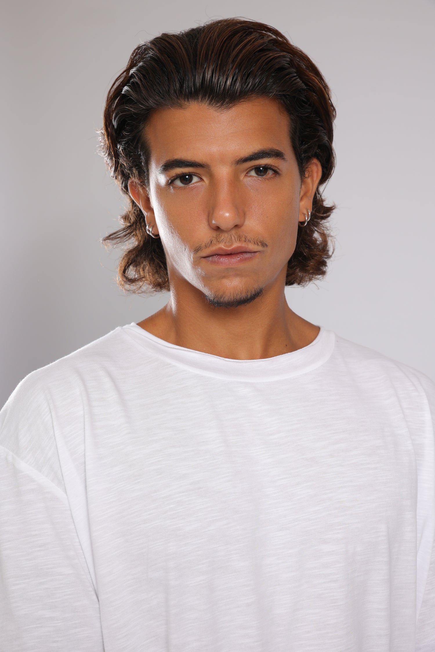 חולצה קצרה כותנה - לבן