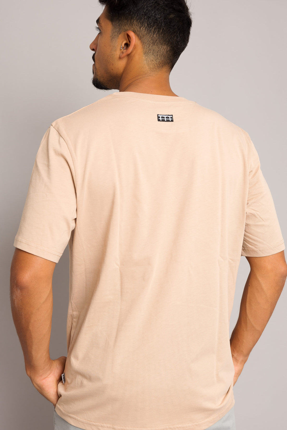 חולצה קצרה קלאסית - כתום אדמה